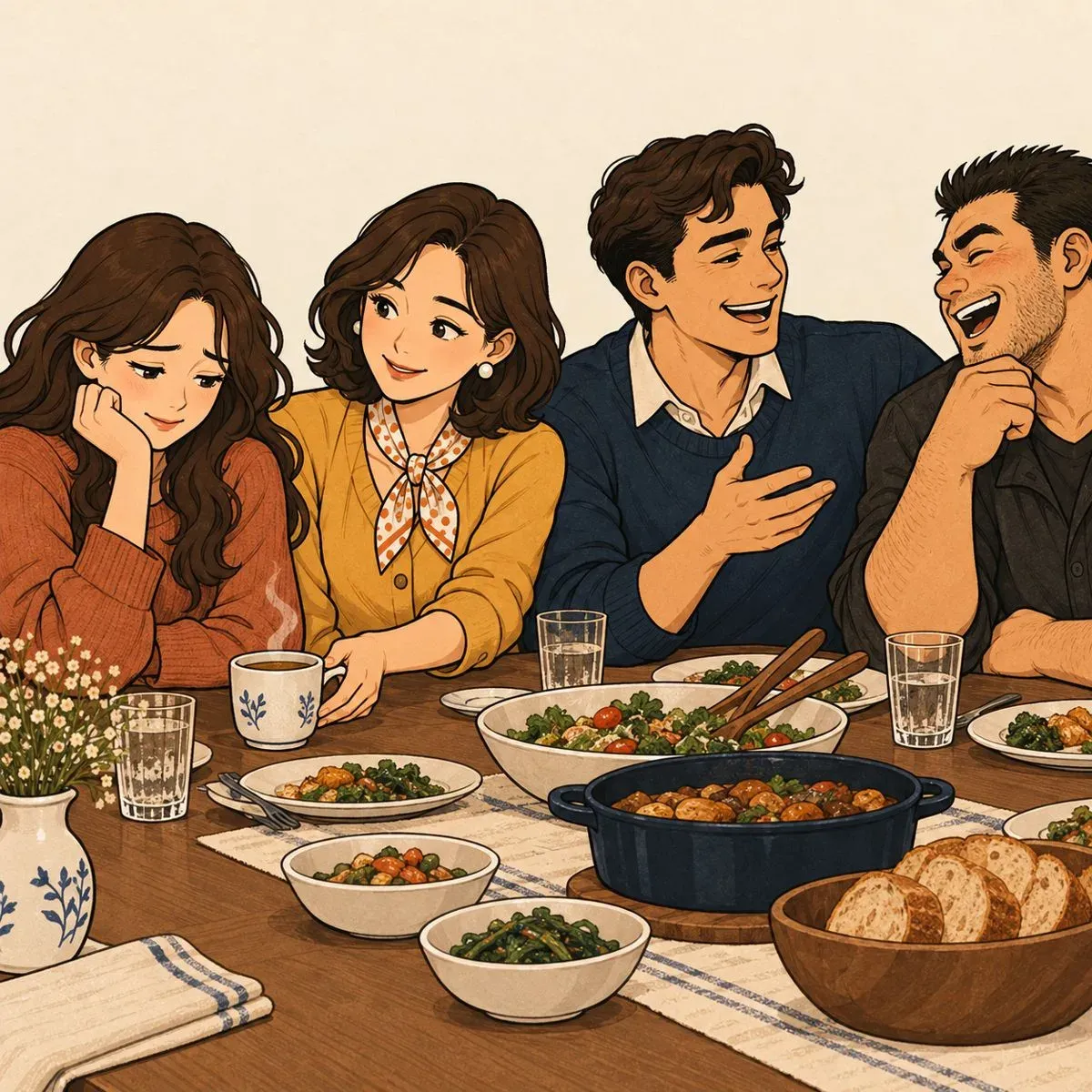 3부 삽화: 눈치